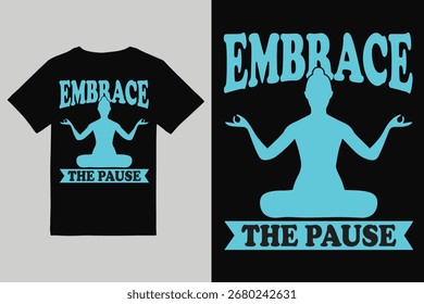 Yoga T-Shirt Design, Yoga Vektor für T-Shirt