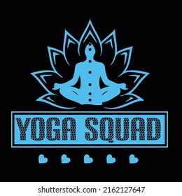 Yoga typography t shirt design