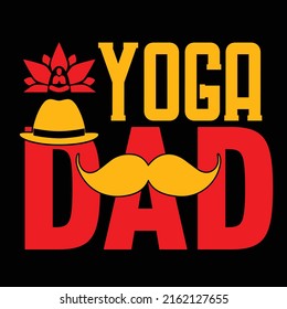 Yoga typography t shirt design