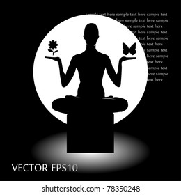 Yoga - vector.