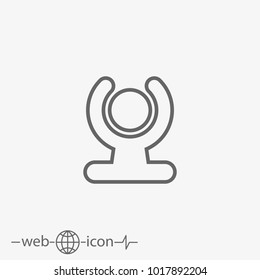 yoga vector icon