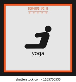 yoga  vector icon
