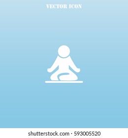 Yoga vector  icon.