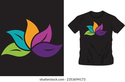 Plantilla editable de diseño de diseño de camisetas de iconos vectoriales de yoga