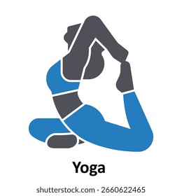 Ícone de vetor de Yoga que pode facilmente modificar ou editar
