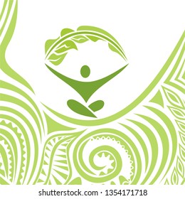 Yoga. Vector illustration