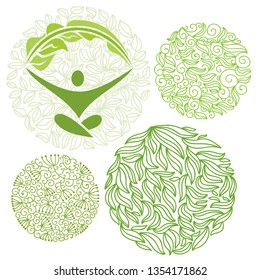 Yoga. Vector illustration
