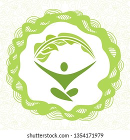 Yoga. Vector illustration