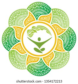 Yoga. Vector illustration