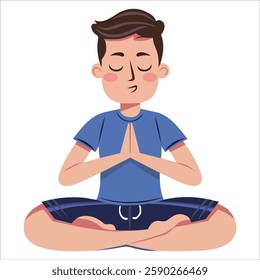 yoga vector illustration, international yoga day