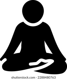 yoga Vector illustration on a transparent background. Premium quality symmbols. Glyphs vector icons for concept and graphic design.