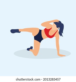 Yoga Vector Illustration Template Design for Exercise, Fitness, Training, Gym, Wellness, Workout, Meditation