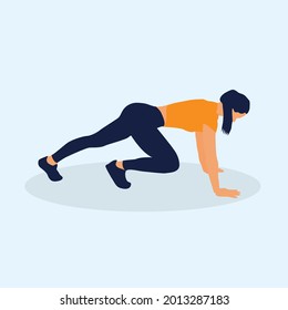 Yoga Vector Illustration Template Design for Exercise, Fitness, Training, Gym, Wellness, Workout, Meditation