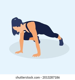 Yoga Vector Illustration Template Design for Exercise, Fitness, Training, Gym, Wellness, Workout, Meditation