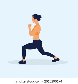 Yoga Vector Illustration Template Design for Exercise, Fitness, Training, Gym, Wellness, Workout, Meditation