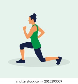 Yoga Vector Illustration Template Design for Exercise, Fitness, Training, Gym, Wellness, Workout, Meditation