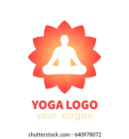 yoga vector logo