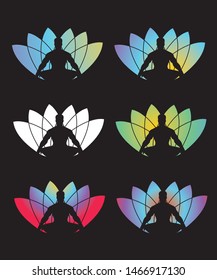 Yoga vector relaxation design art