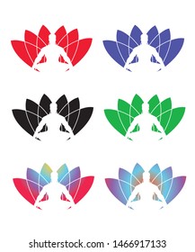 Yoga vector relaxation design art