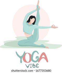 Yoga vibe picture, yoga girl 