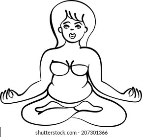 Yoga woman