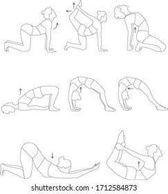 Yoga Woman Free Vector Art 