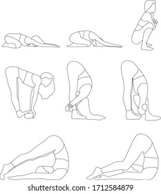 Yoga Woman Free Vector Art 