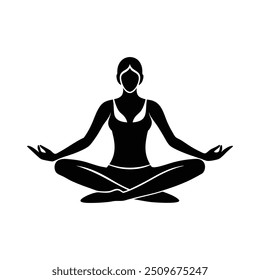 ioga-poses—vetor-ilustrações-para-relaxamento, este é um arquivo editável.