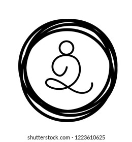 
yogi icon.yoga logo concept. Designed for your web site design, logo, app, UI