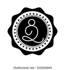 
yogi icon.yoga logo concept. Designed for your web site design, logo, app, UI