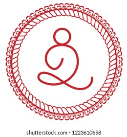 
yogi icon.yoga logo concept. Designed for your web site design, logo, app, UI