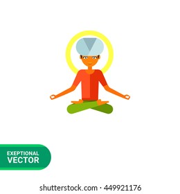 Yogi Vector Icon