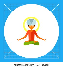 Yogi Vector Icon