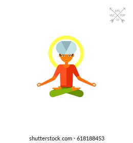 Yogi Vector Icon