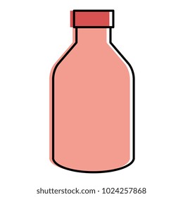 yogurt bottle isolated icon