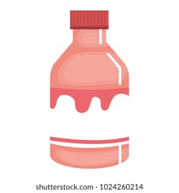 yogurt bottle isolated icon