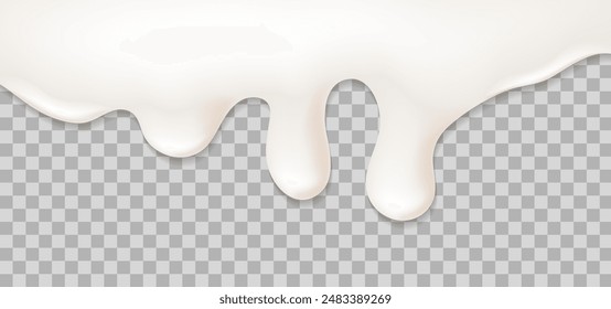 Yogurt creamy liquid. Liquid milk background. Graphic concept for your design