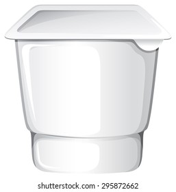 Yogurt cup with no label