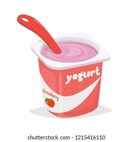 Yogurt Cup With Spoon