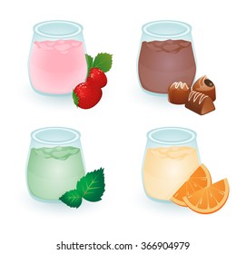 Yogurt with different additives