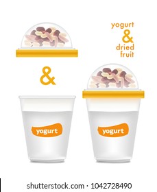 yogurt dried fruit muesli