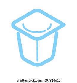 yogurt icon line