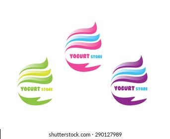 Yogurt Icon vector 