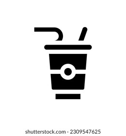 gráfico vectorial de icono de yogur con colores