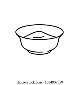 Yogurt with spoon icon