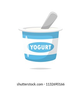 Yogurt vector isolated