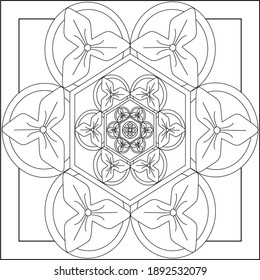 Yogyakarta, Indonesia. jan 13th, 2021. batik vector illustration with enlarged model