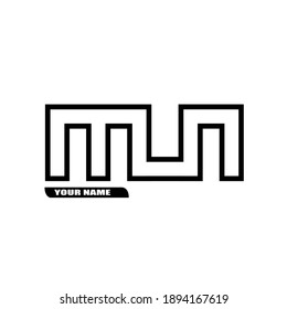 Yogyakarta, Indonesia. january 15th, 2021. vector illustration of the Java letter ha logo that symbolizes trust