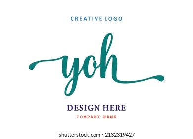 YOH lettering logo is simple, easy to understand and authoritative