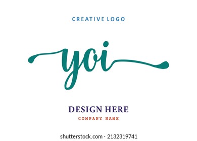 El logotipo de la inscripción de YOI es sencillo, fácil de entender y autoritario